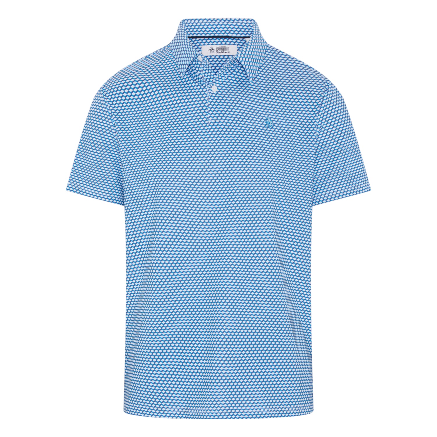 Original Penguin Archives Original Micro GEO Golf Polo Shirt OGKSG033