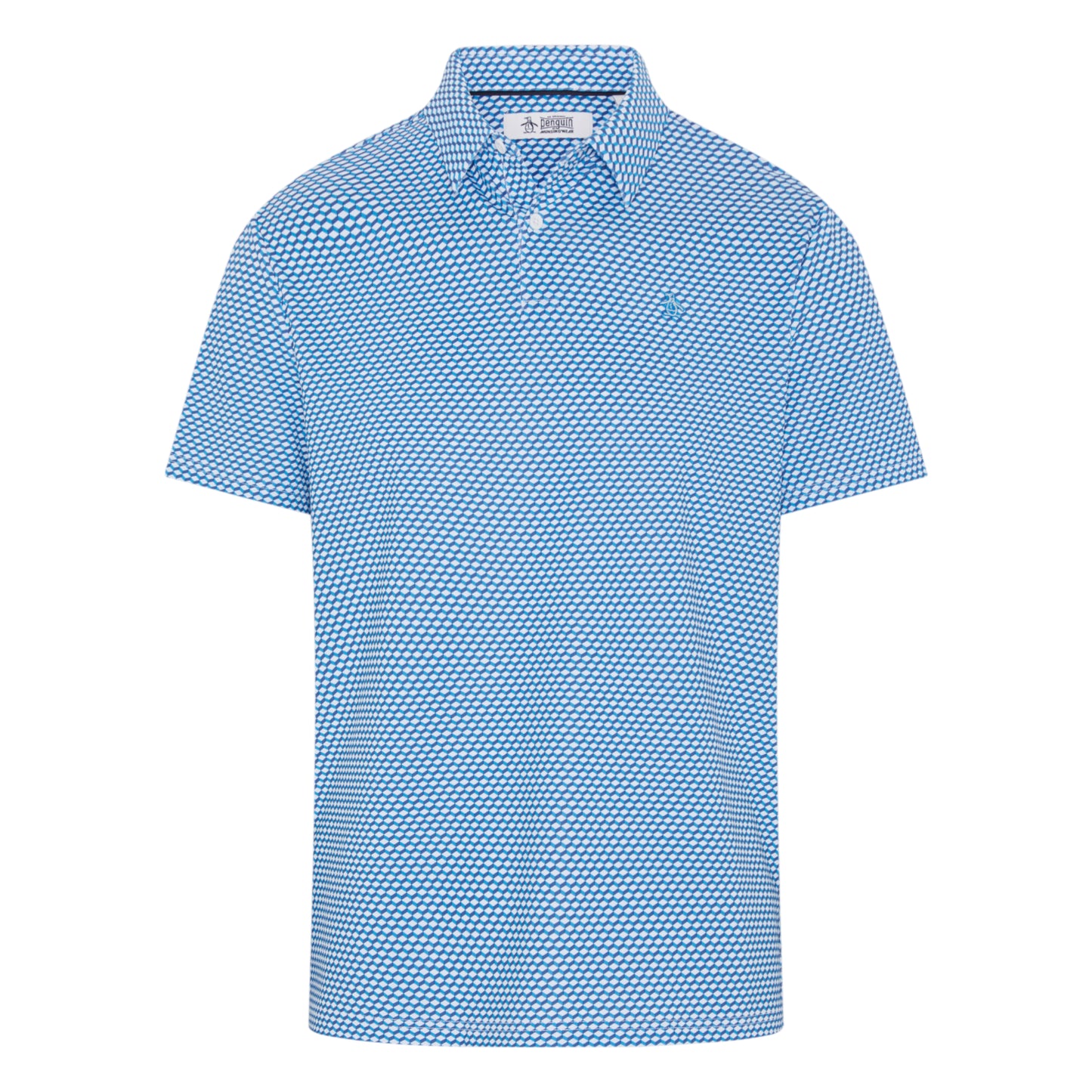 Original Penguin Archives Original Micro GEO Golf Polo Shirt OGKSG033