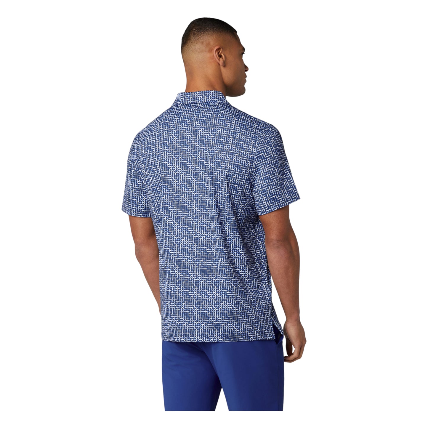 Original Penguin Colour Theory Gingham Golf Polo Shirt OGKSG036