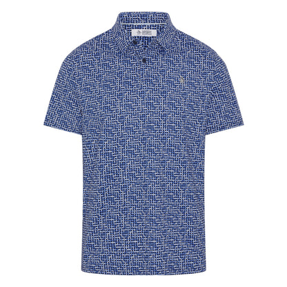 Original Penguin Colour Theory Gingham Golf Polo Shirt OGKSG036