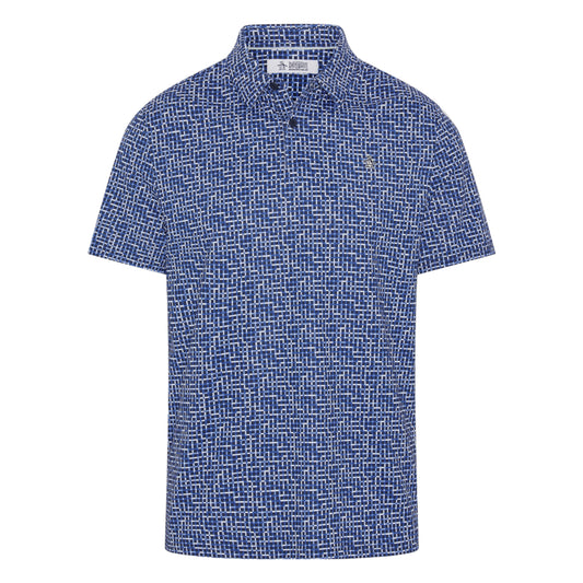 Original Penguin Colour Theory Gingham Golf Polo Shirt OGKSG036