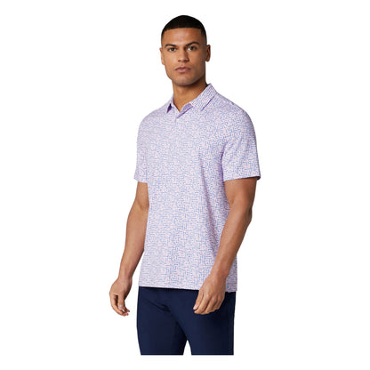 Original Penguin Colour Theory Gingham Golf Polo Shirt OGKSG036