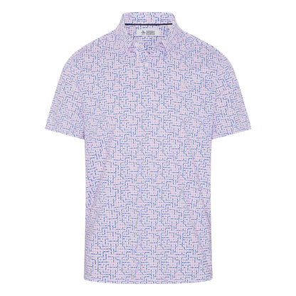 Original Penguin Colour Theory Gingham Golf Polo Shirt OGKSG036