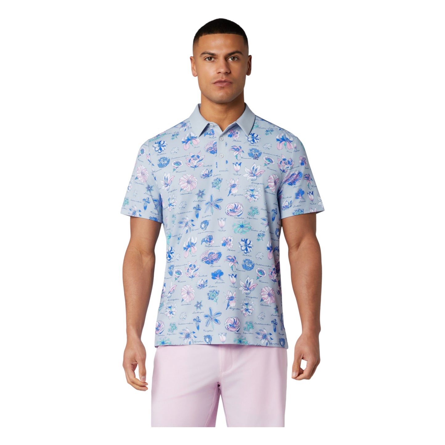 Original Penguin Pete's Water Colour Study Golf Polo Shirt OGKSG042