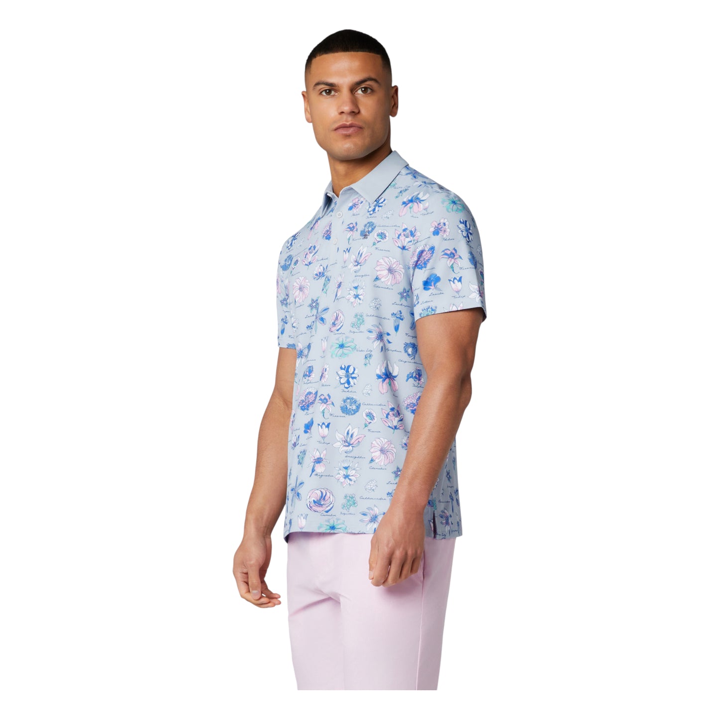 Original Penguin Pete's Water Colour Study Golf Polo Shirt OGKSG042