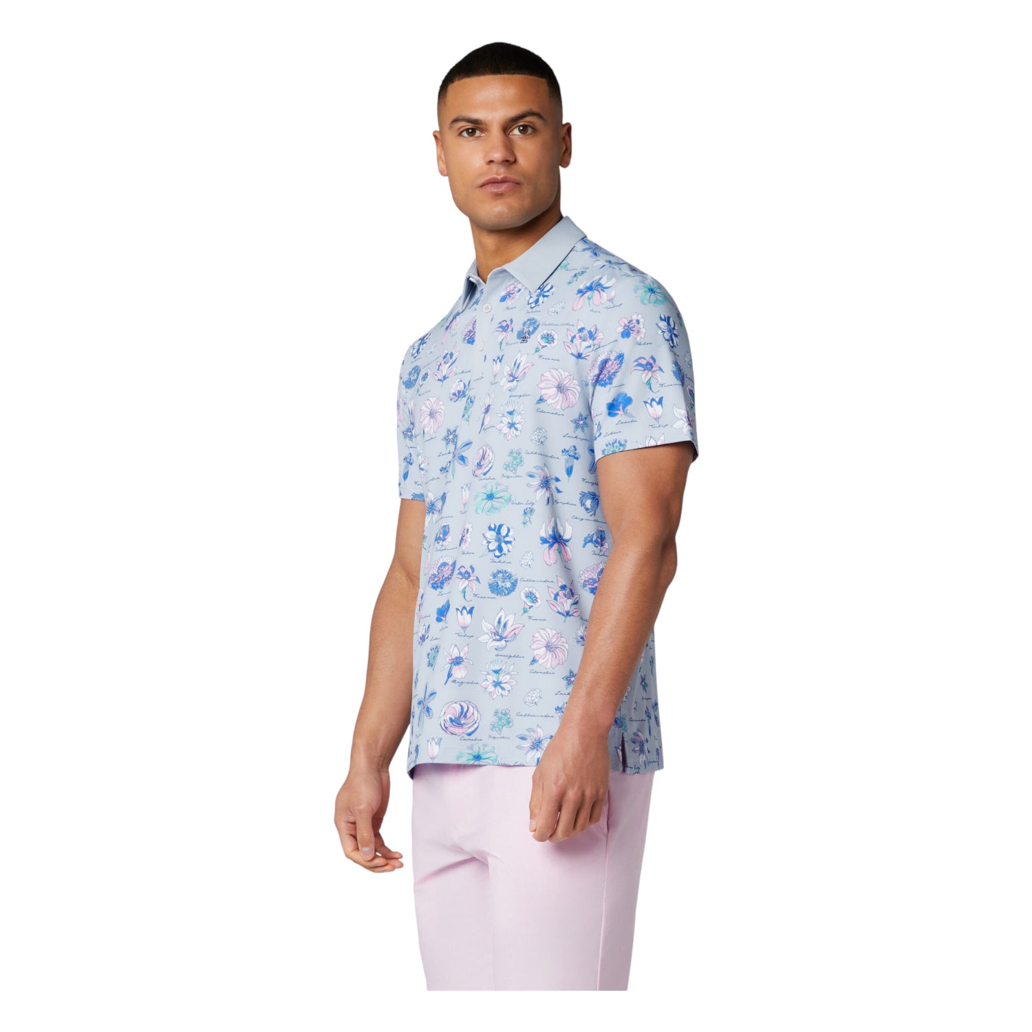 Original Penguin Pete's Water Colour Study Golf Polo Shirt OGKSG042