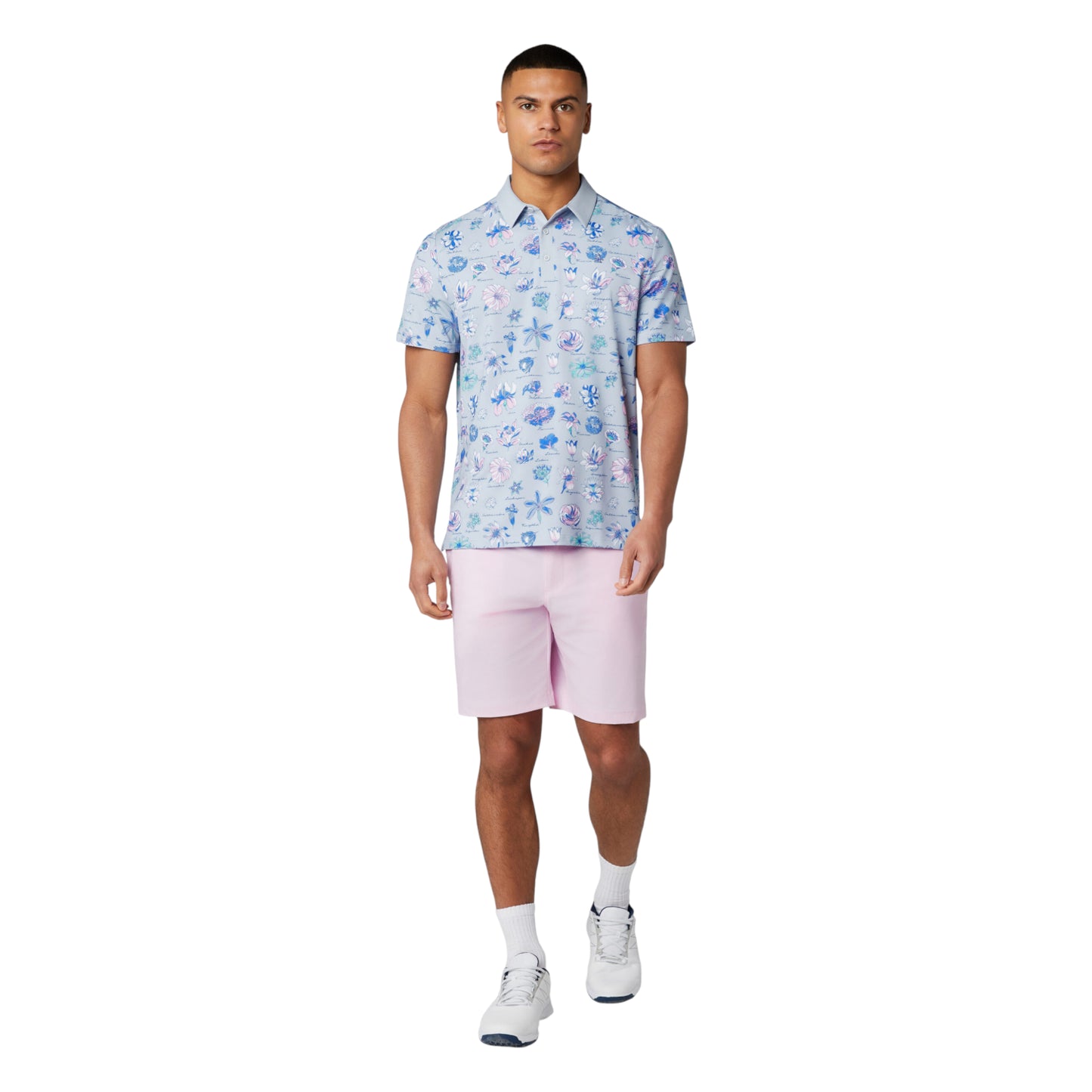 Original Penguin Pete's Water Colour Study Golf Polo Shirt OGKSG042