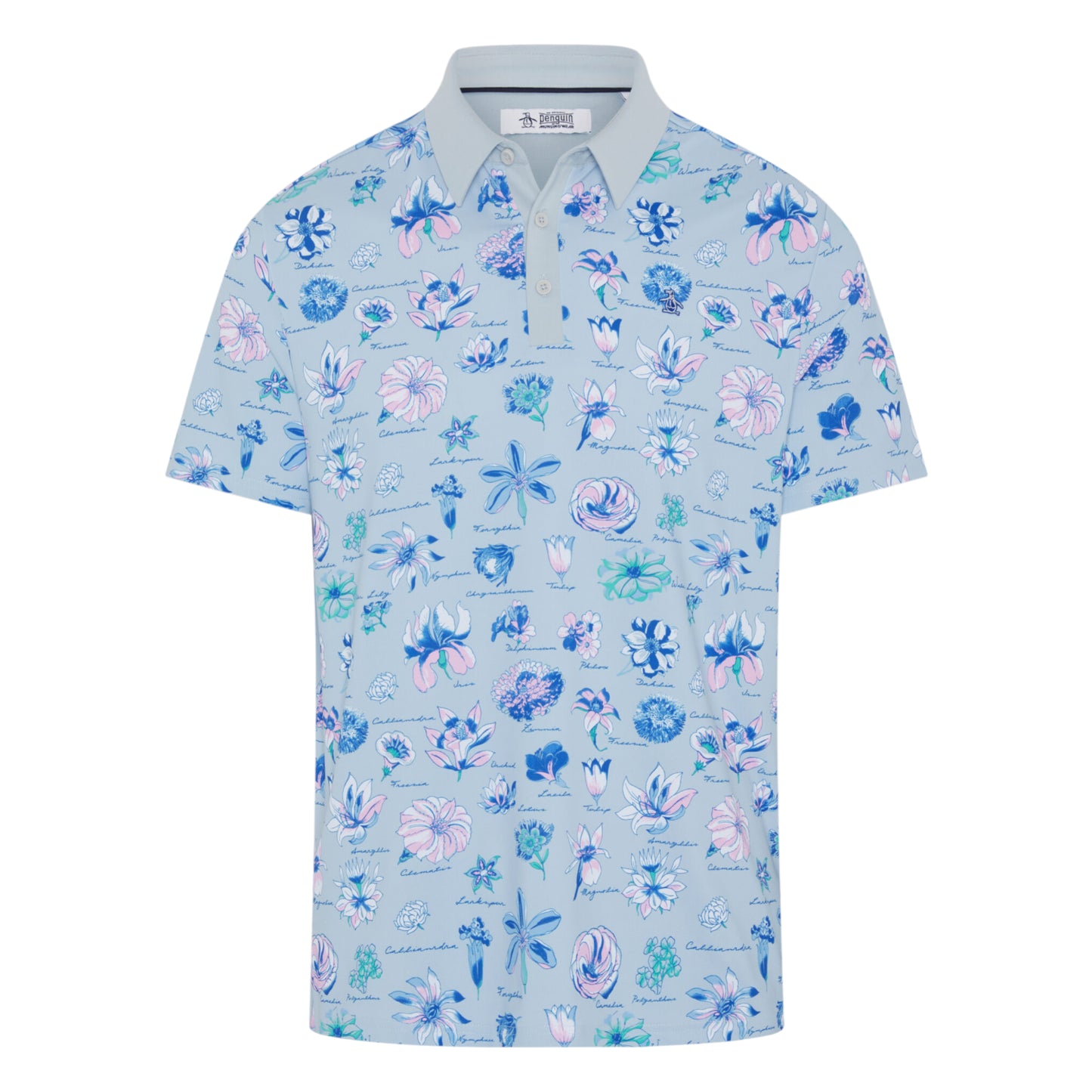 Original Penguin Pete's Water Colour Study Golf Polo Shirt OGKSG042