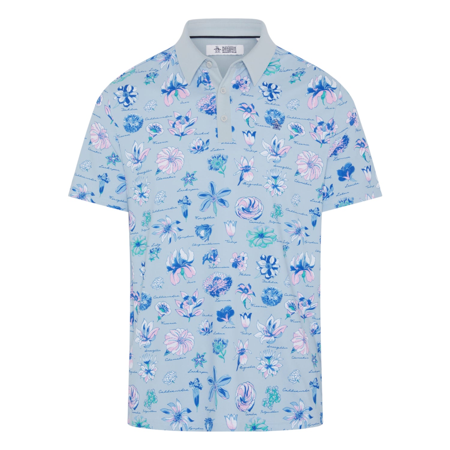 Original Penguin Pete's Water Colour Study Golf Polo Shirt OGKSG042