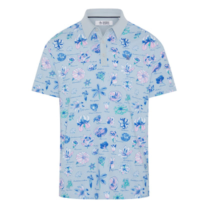 Original Penguin Pete's Water Colour Study Golf Polo Shirt OGKSG042