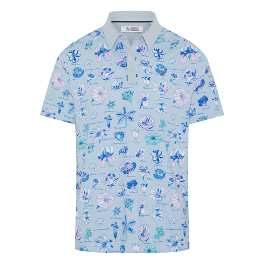 Original Penguin Pete's Water Colour Study Golf Polo Shirt OGKSG042
