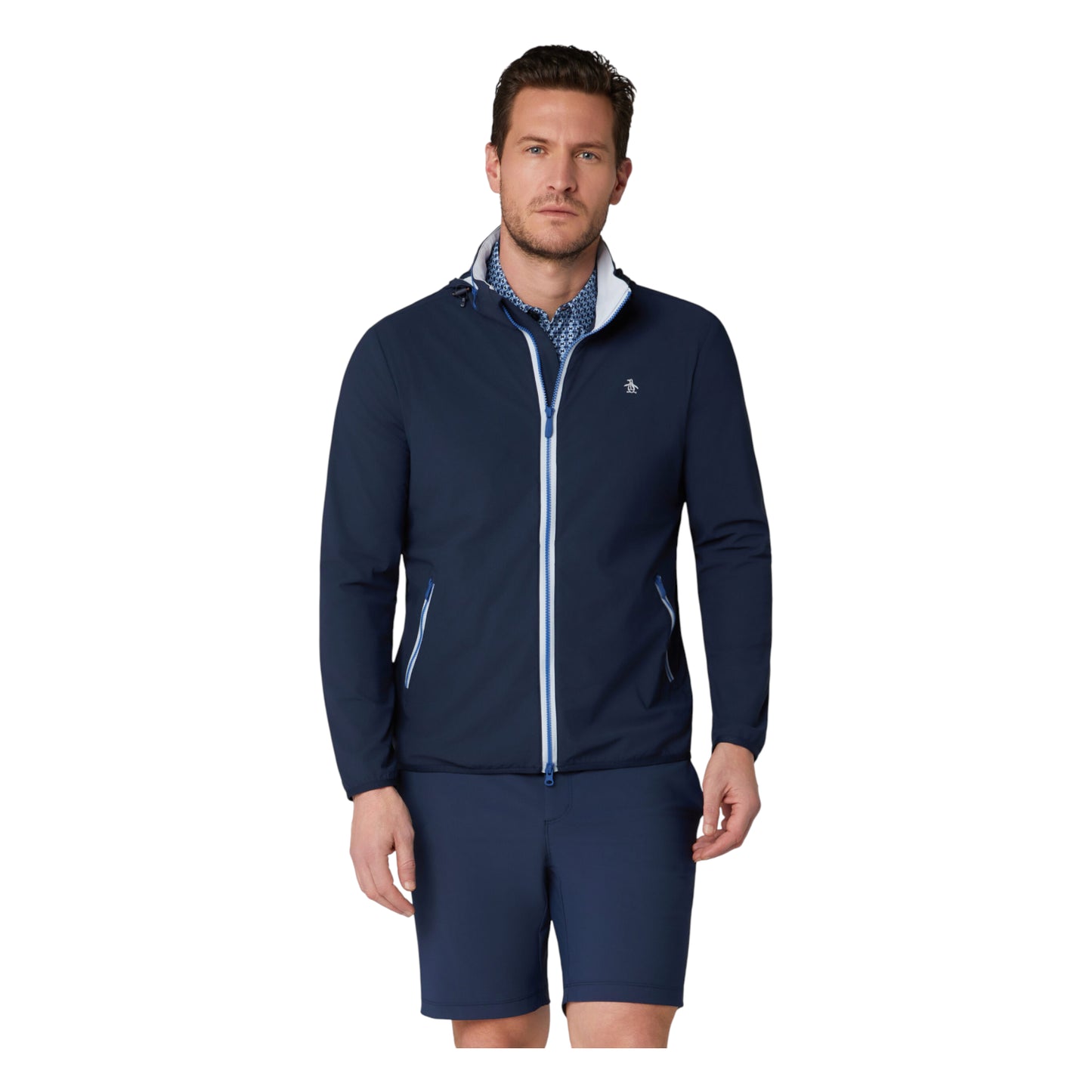 Original Penguin Full Zip Legacy Golf Wind Jacket OGKSG056