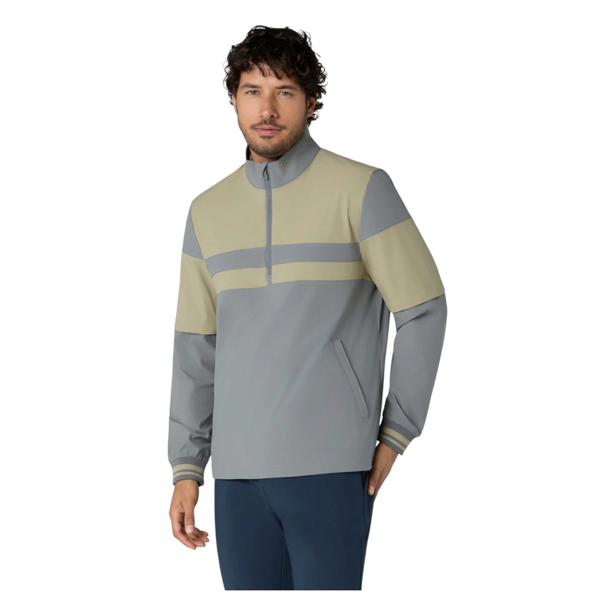 Original Penguin Colour Block Wind 1/4-Zip Golf Jacket OGRFG007