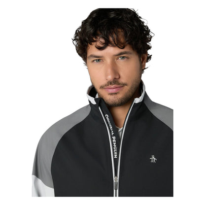 Original Penguin Earl Colour Block Waterproof Golf Jacket OGRFG021