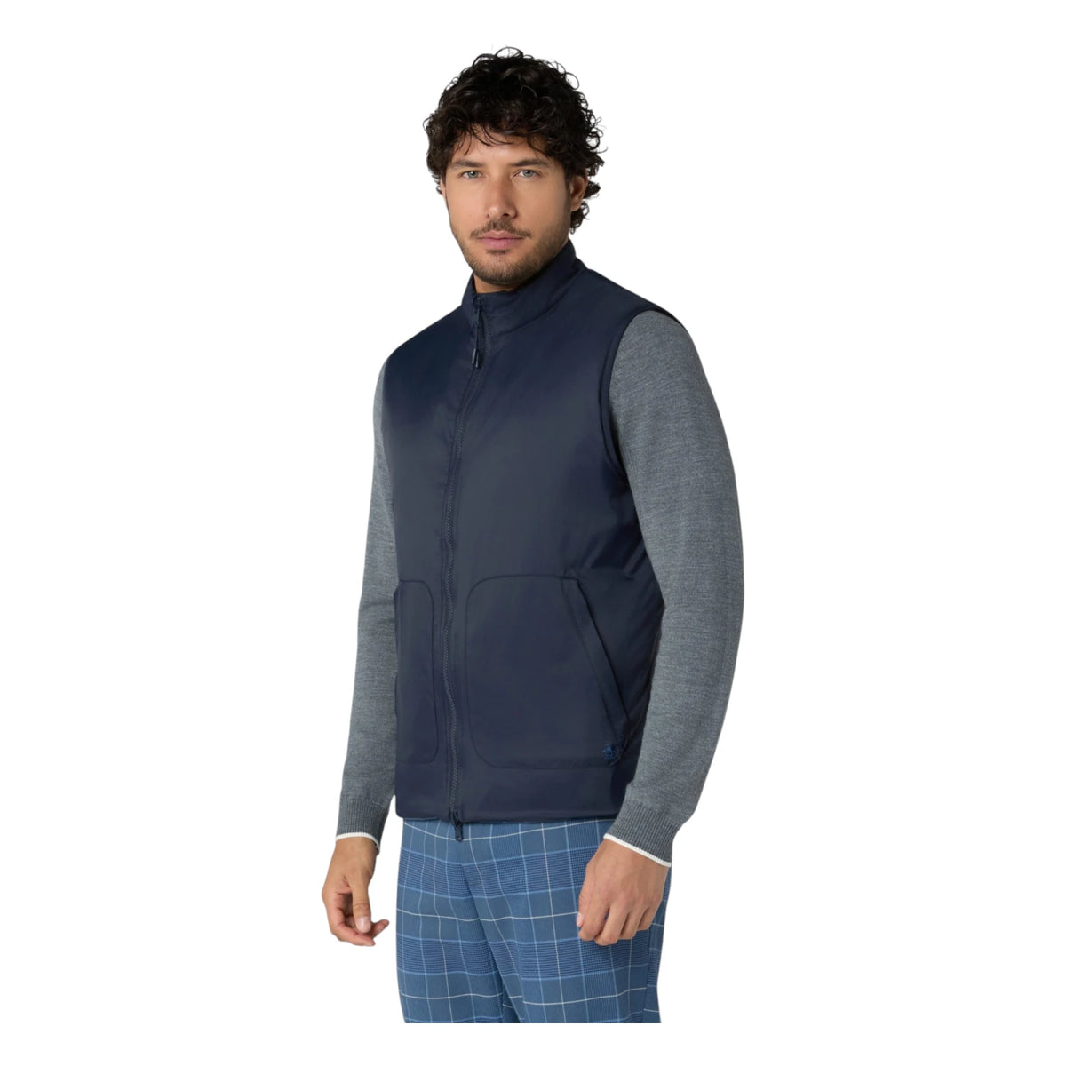 Original Penguin 90's Reversible Blocked Golf Vest OGVFG038