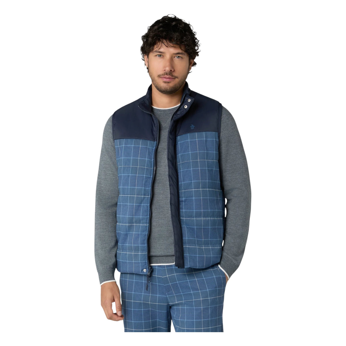 Original Penguin 90's Reversible Blocked Golf Vest OGVFG038
