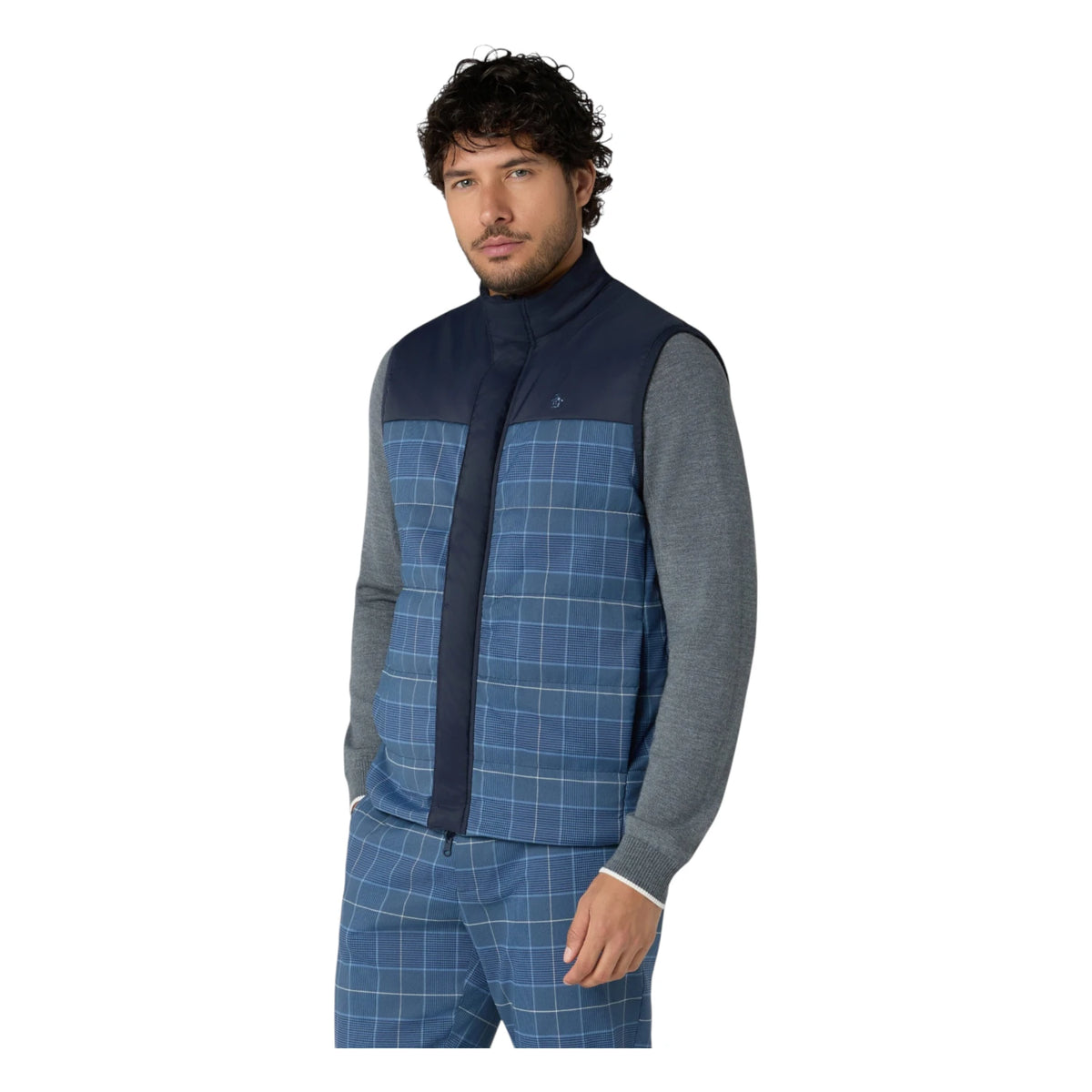 Original Penguin 90's Reversible Blocked Golf Vest OGVFG038