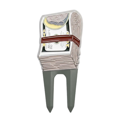 Skins Golf Dollar Bills Divot Tool