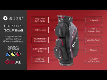 Motocaddy 2025 Lite Series Golf Cart Bag