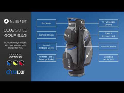 Motocaddy 2025 Club Series Golf Cart Bag