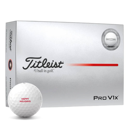 Titleist 2025 Pro V1x Enhanced Alignment Golf Balls | Free Personalisation
