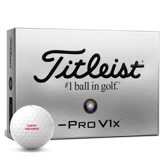 Titleist 2025 Pro V1x Left Dash Golf Balls | Free Personalisation
