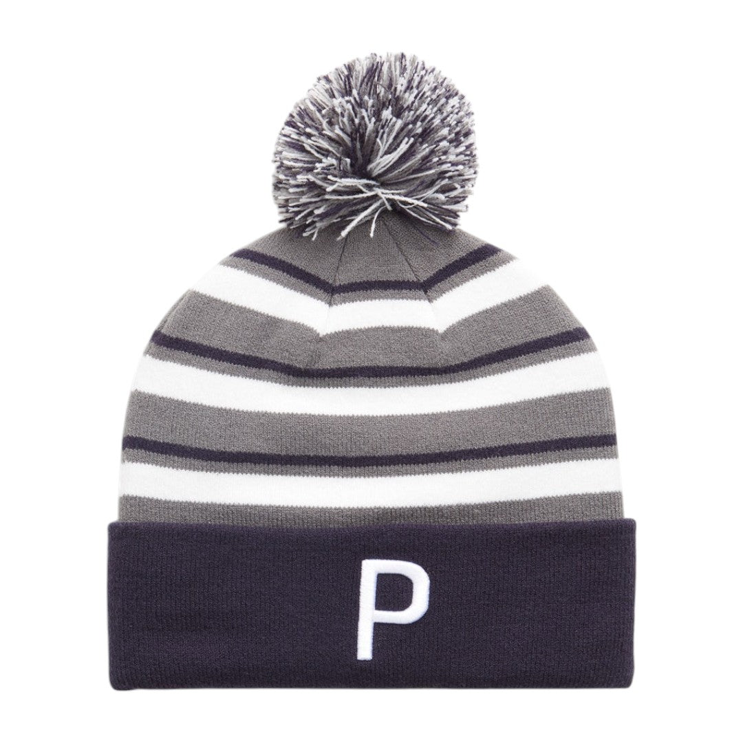 Puma Golf WRMLBL Stripe Pom Golf Beanie 024809
