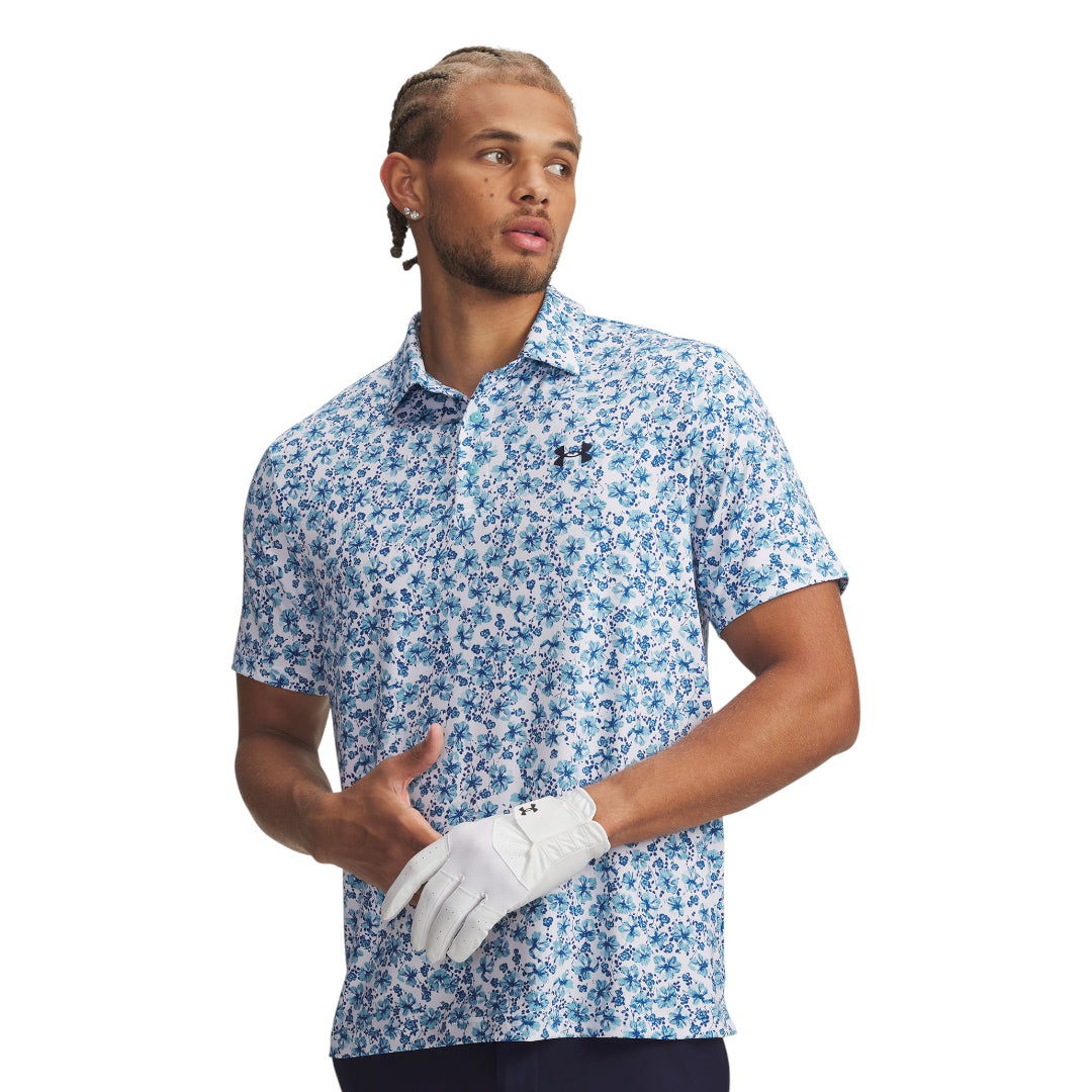 Under Armour Playoff 3.0 Printed Golf Polo Shirt 1378677