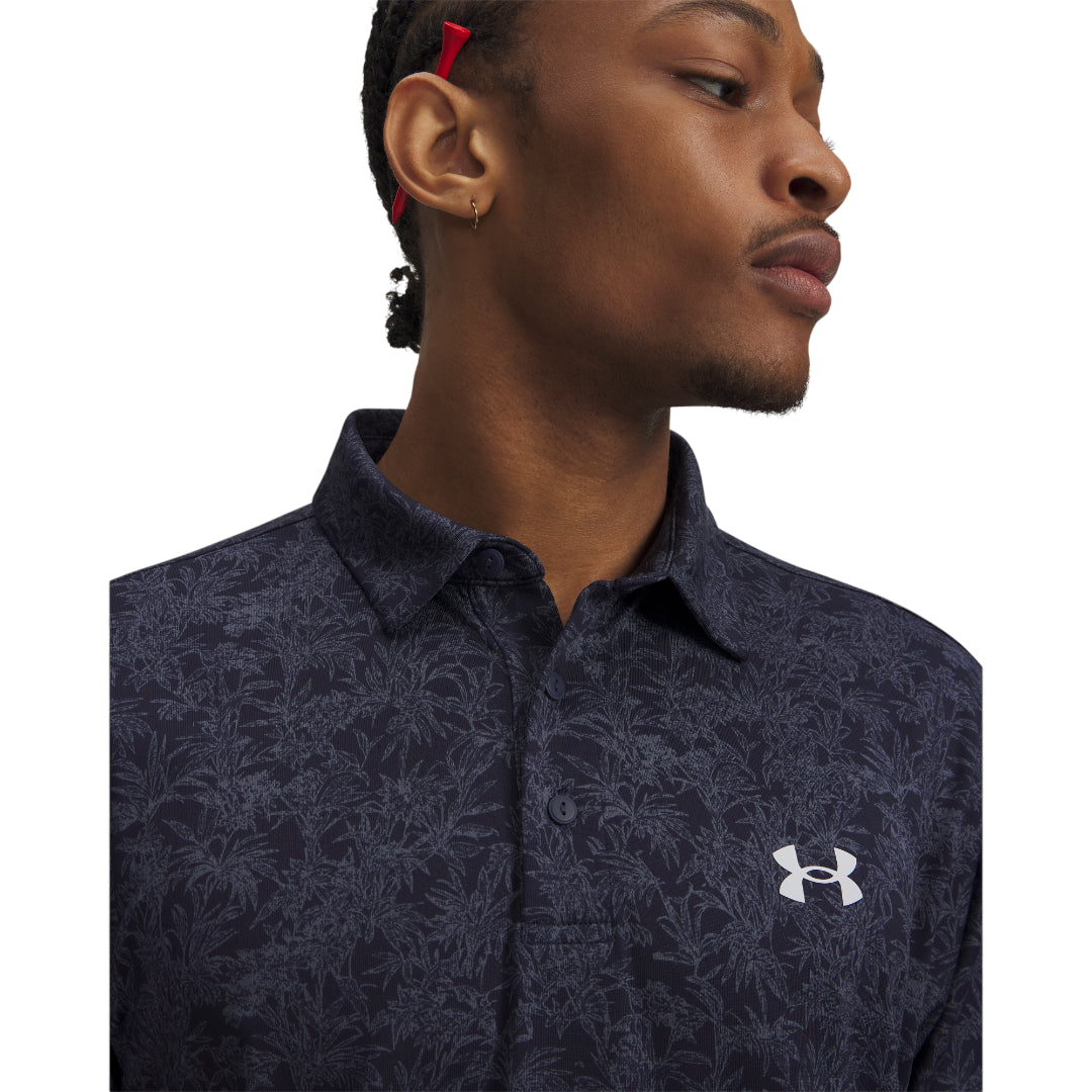 Under Armour Playoff 3.0 Printed Golf Polo Shirt 1378677