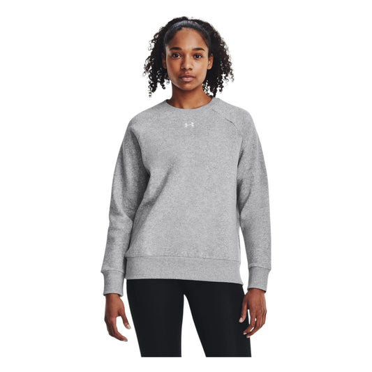 Under Armour Ladies Rival Fleece Crew Golf Mid Layer 1379508
