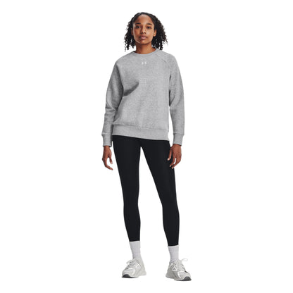 Under Armour Ladies Rival Fleece Crew Golf Mid Layer 1379508
