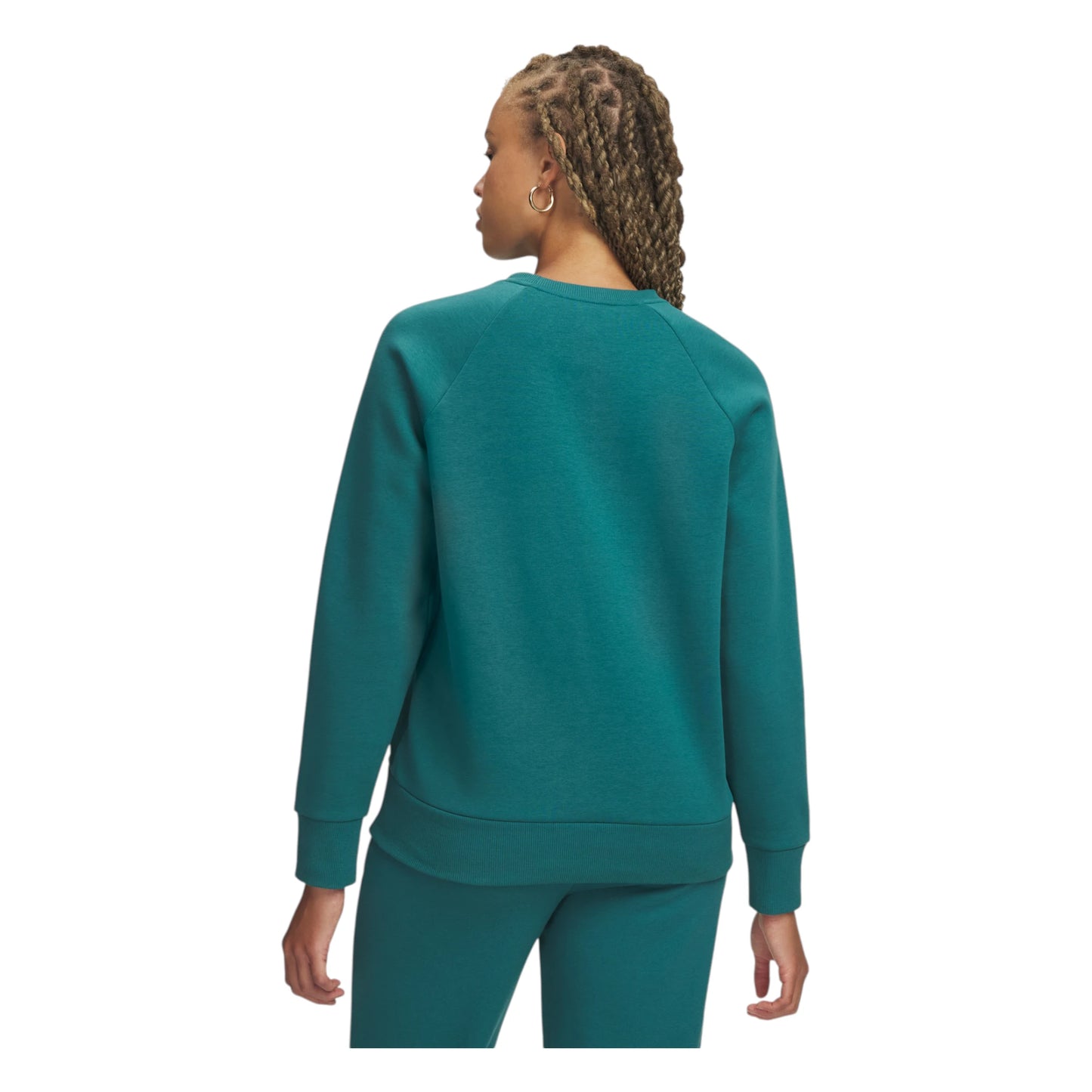 Under Armour Ladies Rival Fleece Crew Golf Mid Layer 1379508