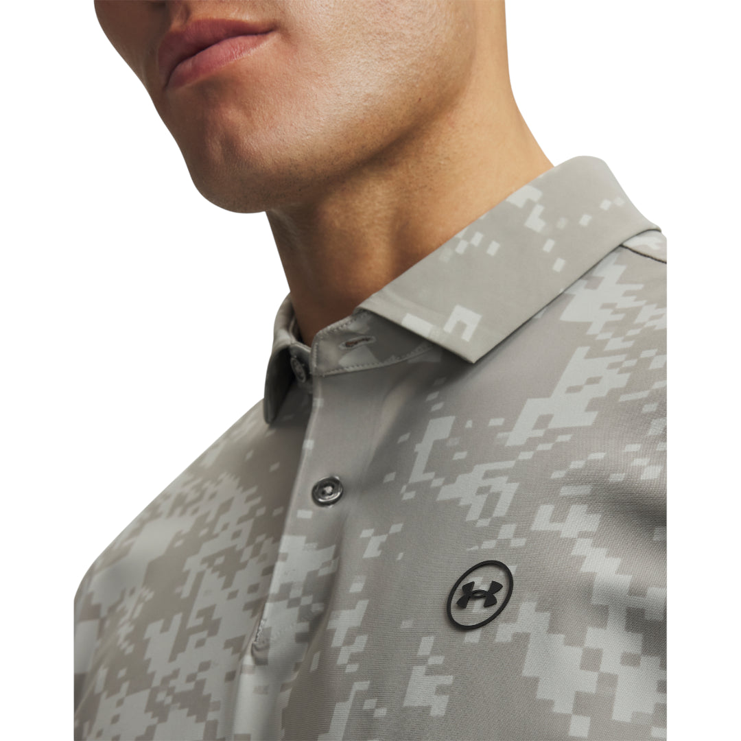 Under Armour Drive Chill Printed Golf Polo Shirt 6009724