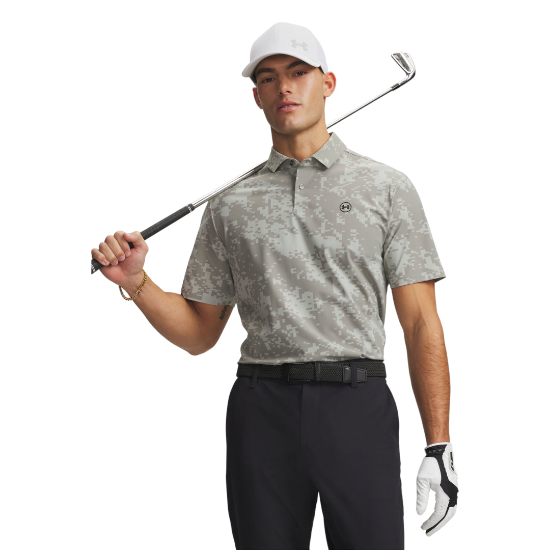 Under Armour Drive Chill Digital Camo Golf Polo Shirt 6009724
