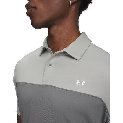 Under Armour Tee To Green Colourblock Golf Polo Shirt 6009798