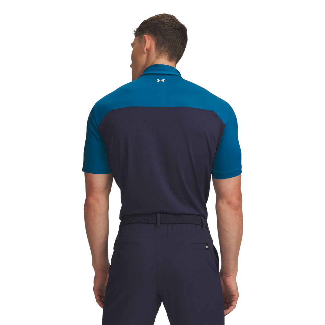 Under Armour Tee To Green Colourblock Golf Polo Shirt 6009798