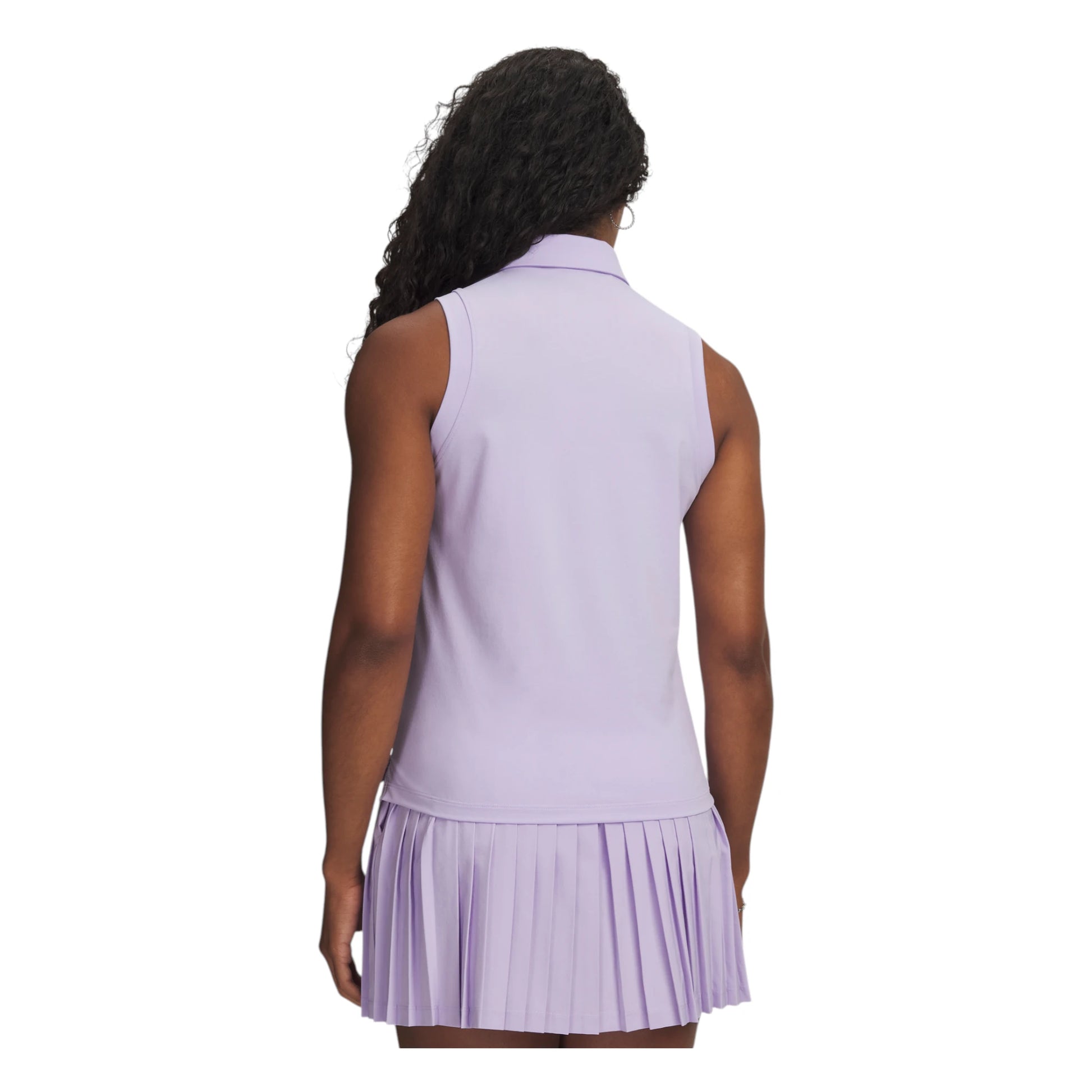 Under Armour Ladies Armour Dry Sleeveless Golf Polo Shirt 6009804