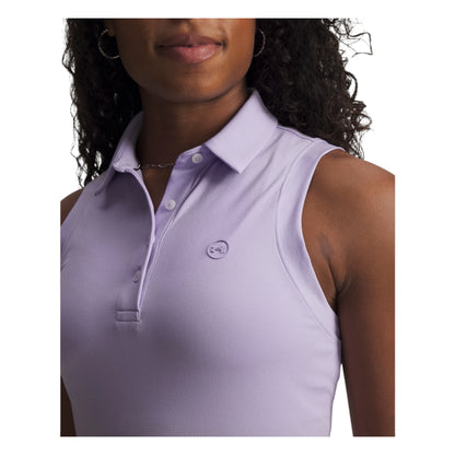Under Armour Ladies Armour Dry Sleeveless Golf Polo Shirt 6009804