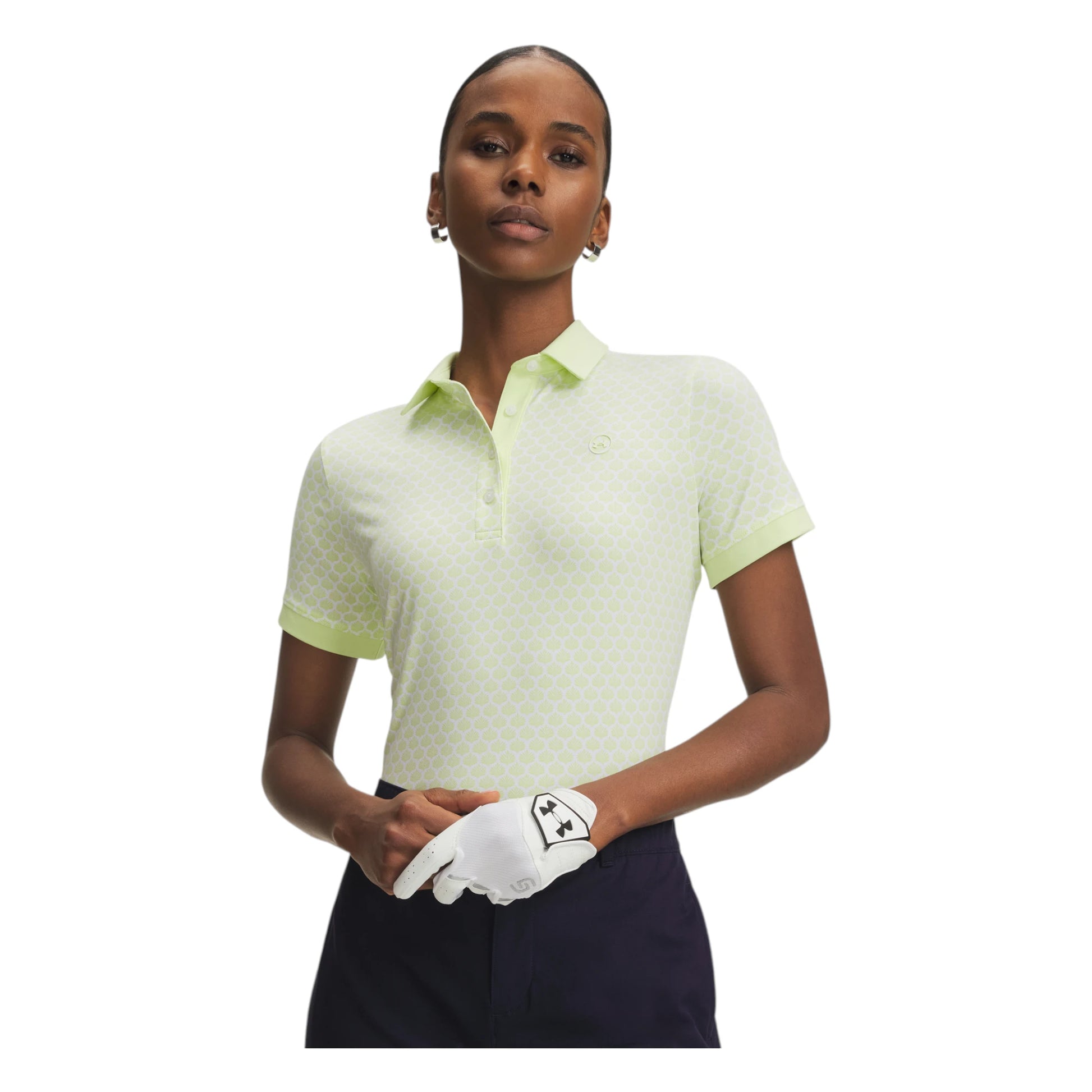 Under Armour Ladies Armour Dry Printed Golf Polo Shirt 6009806