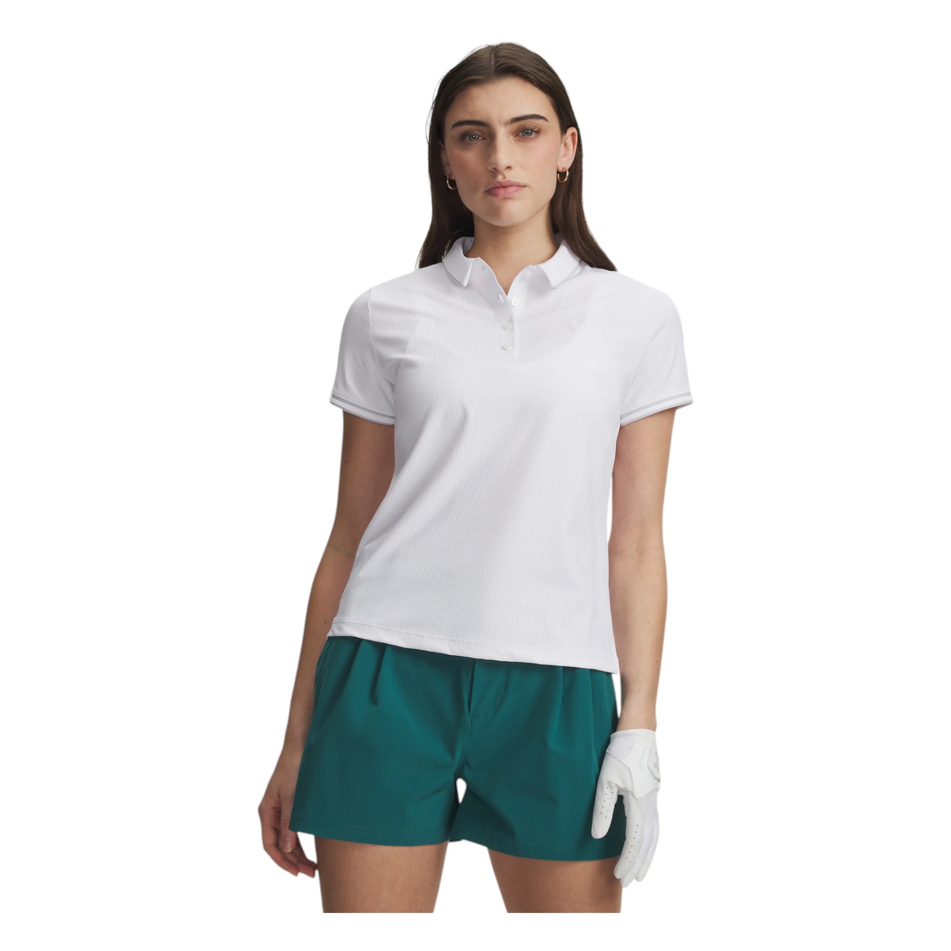 Under Armour Ladies Drive Chill Short Sleeve Golf Polo Shirt 6009835