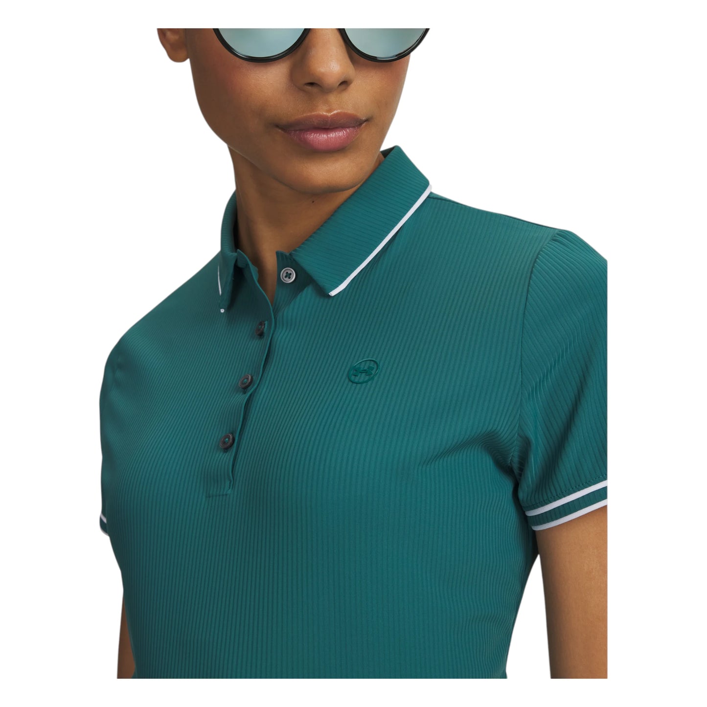 Under Armour Ladies Drive Chill Short Sleeve Golf Polo Shirt 6009835
