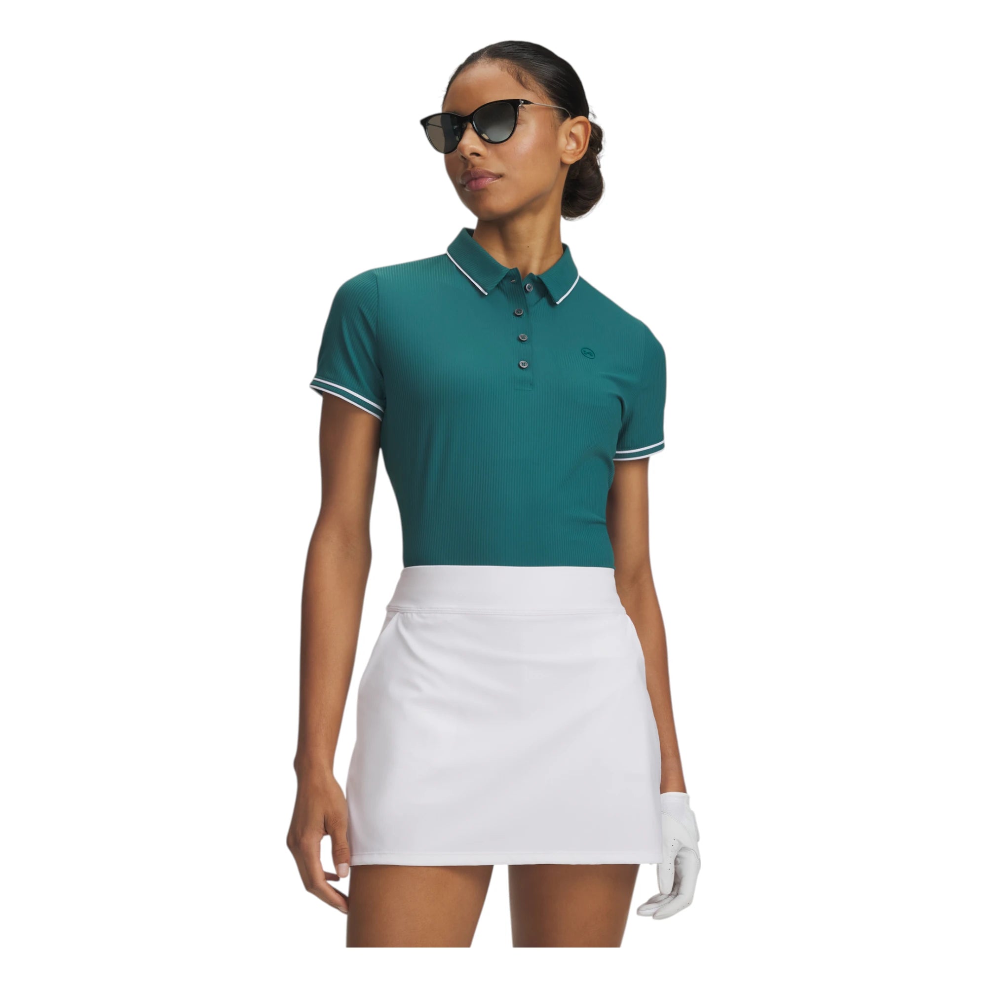Under Armour Ladies Drive Chill Short Sleeve Golf Polo Shirt 6009835