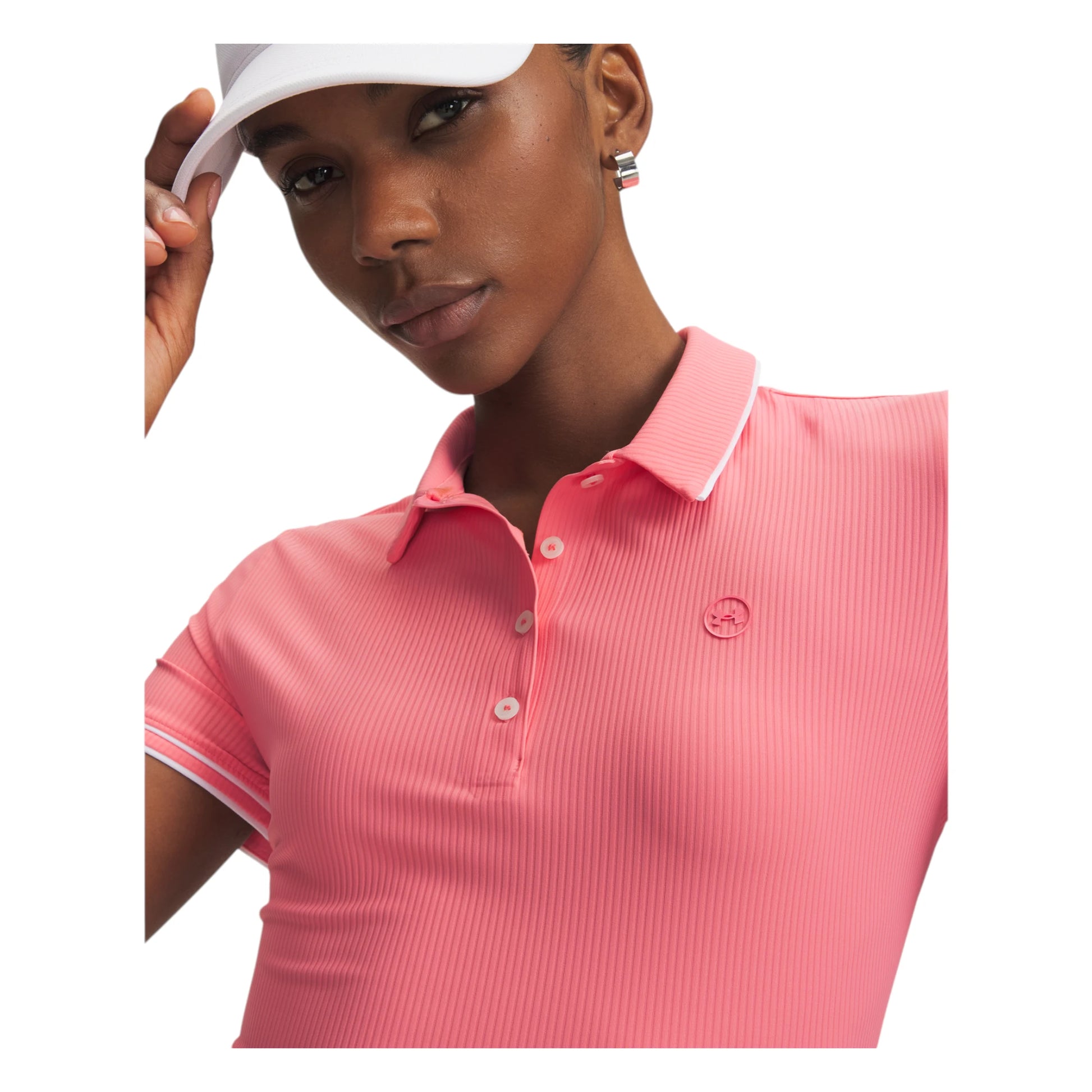Under Armour Ladies Drive Chill Short Sleeve Golf Polo Shirt 6009835