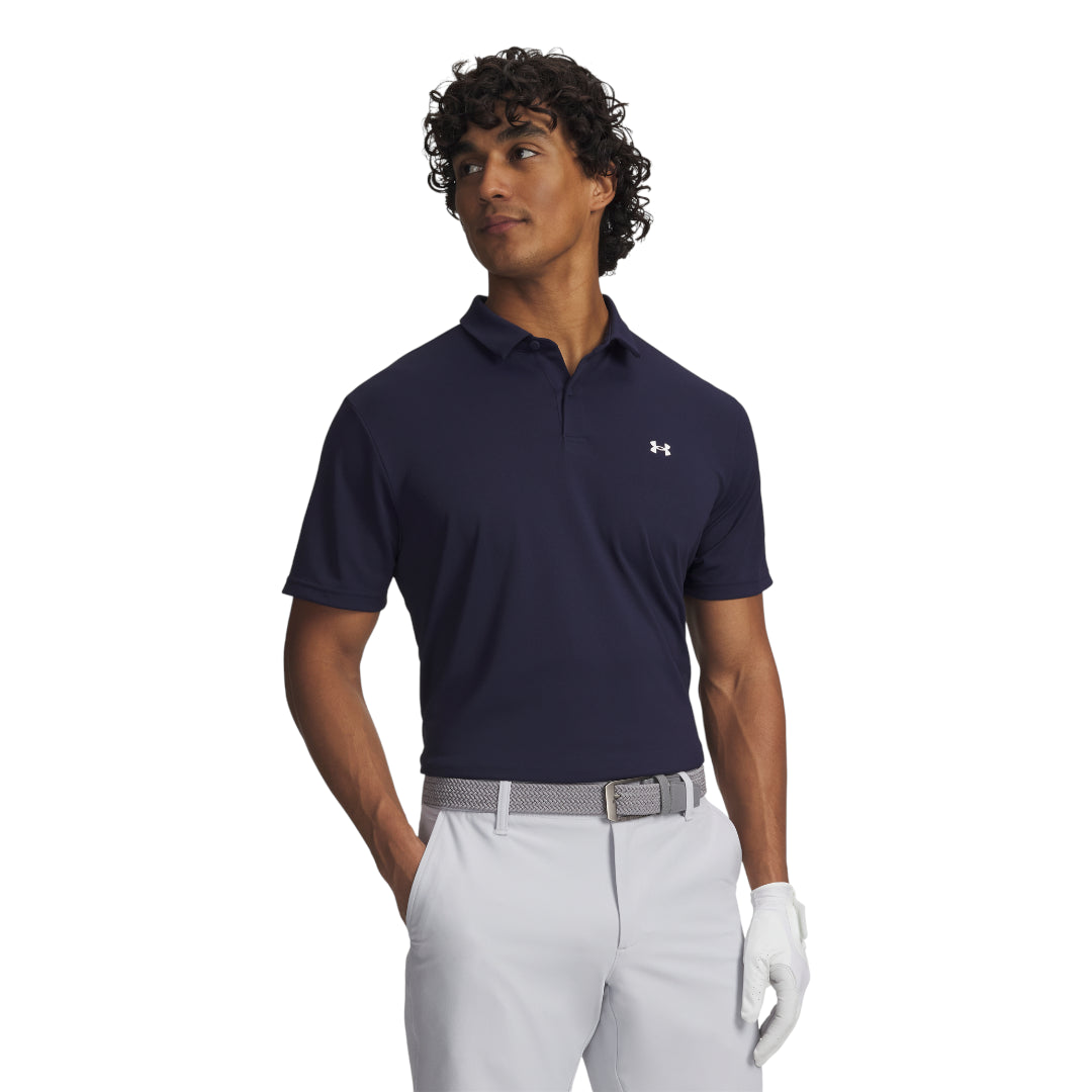Under Armour Tee To Green Pique Golf Polo Shirt 6012303