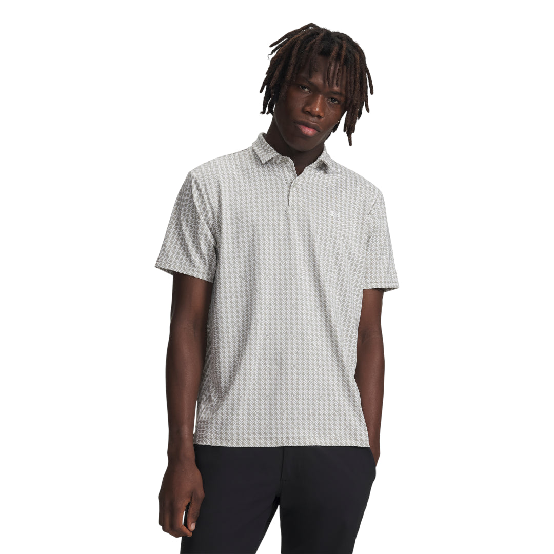 Under Armour Tee To Green Printed Golf Polo Shirt 6012304