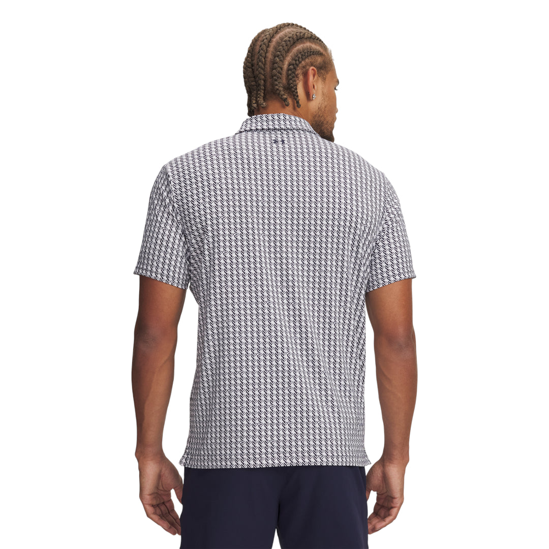Under Armour Tee To Green Printed Golf Polo Shirt 6012304