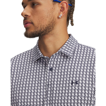 Under Armour Tee To Green Printed Golf Polo Shirt 6012304
