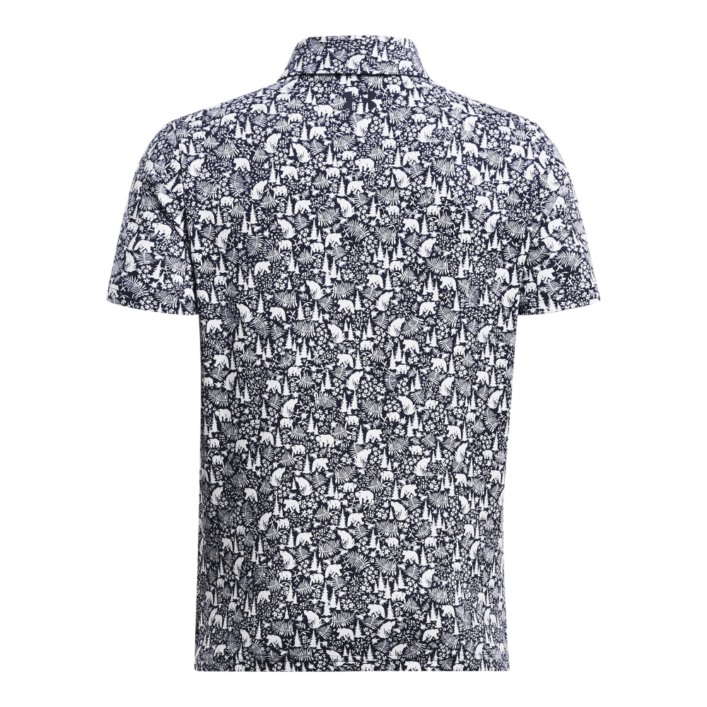 Junior Under Armour Playoff Printed Golf Polo Shirt 1382681