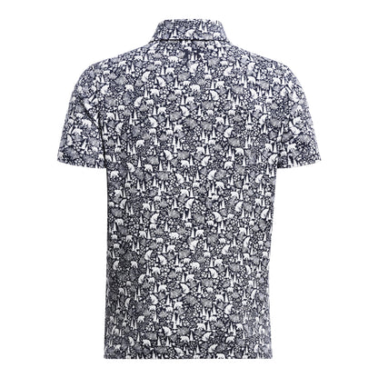 Junior Under Armour Playoff Printed Golf Polo Shirt 1382681