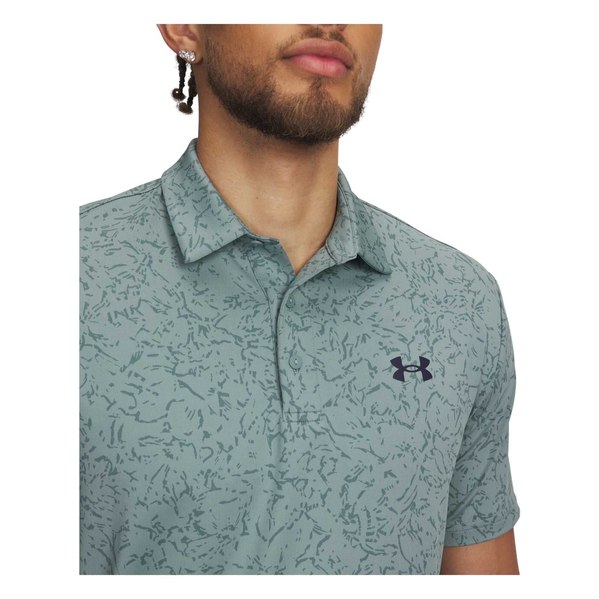 Under Armour Playoff 3.0 Printed Golf Polo Shirt 1378677